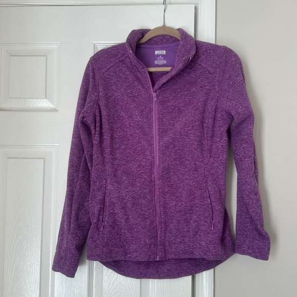 Duluth Trading Co. Frost Lake Fleece Full Zip Jacket Women's Medium Purple - Picture 1 of 5